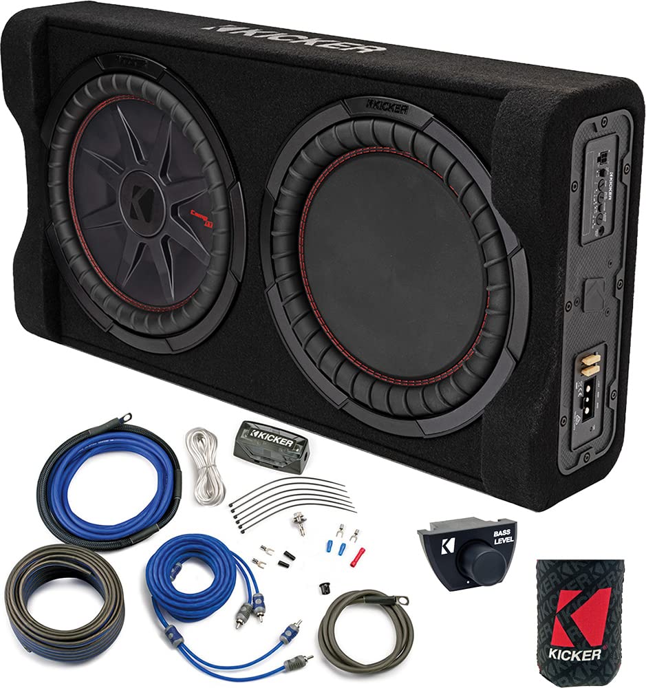 Amazon.co.jp: Kicker Powered サブウーファーとアンプキット 2点